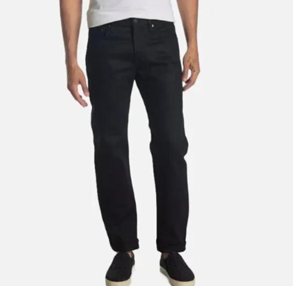Citizens of Humanity Core Slim Straight Jeans Men 36x34 Black Stretch Denim